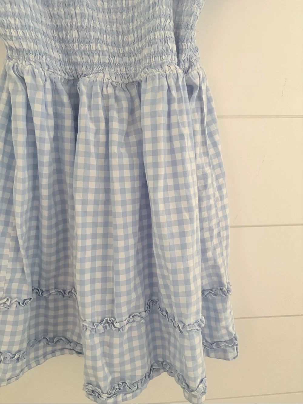 The Childrens Place blue gingham